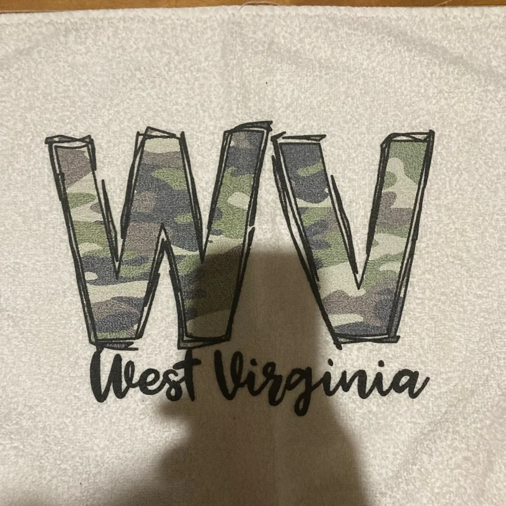 West Virginia Camo Rally Towel